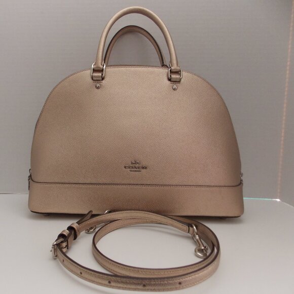 Coach Purse - Metallic Gold